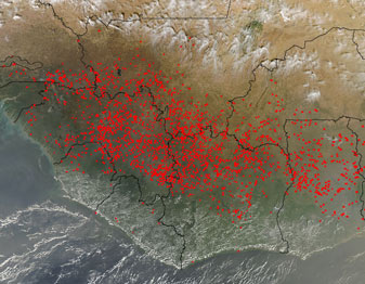 Modis image of the day