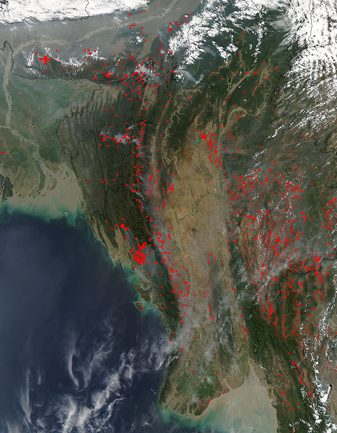 Modis image of the day