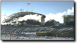 Tunnels that house subsurface portions of the new South Pole station; caption is below