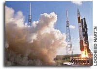Lockheed Martin's First Atlas V Rocket Stacked Vertically On New West Coast Launch Pad