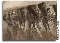 Drainage basins on Mars formed differently than on Earth
