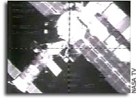 Progress 12 Docks With International Space Station