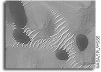 Sand Ripples Are Taller on Mars