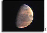 ESA's Mars Express Sends Back Picture of Mars from 5.5 million km