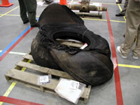 left inboard main landing gear