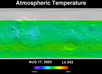 Orbit 21503 atmospheric temperature map