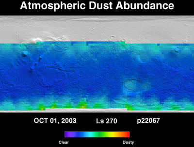 Orbit 22067 dust map