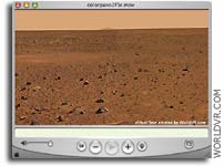 QuickTime Color VR Panorama of NASA Spirit's Landing Site on Mars