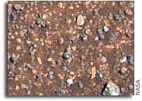 Multicolored Pebbles and Spherules at Charlie Flats