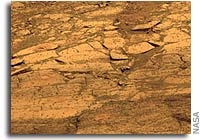 Color View of a 'Rat' Hole Trail Inside 'Endurance'