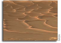 Endurance Crater's Dazzling Dunes