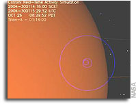 Cassini Titan Flyby Mission Description