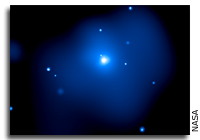 Chandra's Find of Lonely Halo Raises Questions About Dark Matter