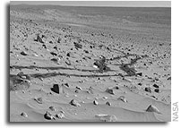 NASA's Mars Rovers Spot Water-Clue Mineral, Frost, Clouds