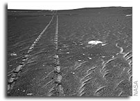 NASA Opportunity Mars Rover Looks Back at Endurance Crater