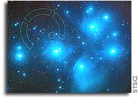 Hubble Refines Distance to Pleiades Star Cluster