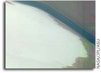 NASA Mars Odyssey THEMIS Image: Polar Color
