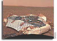 NASA Spirit Rover Photo: Empty Nest