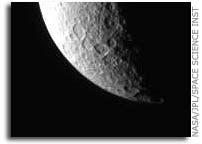 Cassini Image of Rhea