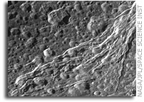 NASA Cassini Image: Surface of Dione