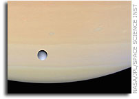 Dione and Saturn