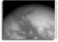 NASA Cassini Image: Titan's Tantalizing Streaks 