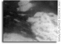NASA Cassini Image: Surface Streaks on Titan