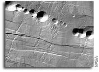 Pit chain formation on Mars