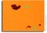 Rapidly Growing Sunspot Group