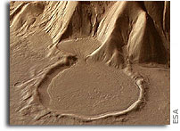 Fire and Ice: Mars Images Reveal Recent Volcanic and Glacial Activity