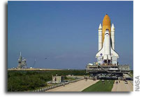 NASA Rolls Space Shuttle Discovery to Launch Complex 39B