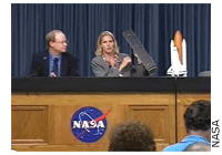Window Covering Falls off Shuttle Launch is Still A Go
