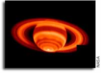 Saturn's Bull's-Eye Marks its Hot Spot