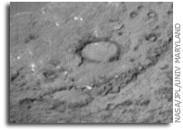 Comet Tempel 1 As Seen By Impactor Targeting Sensor (Closeup Detail)
