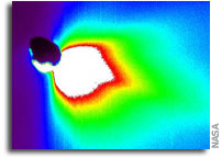 Data From NASA's Deep Impact Indicates Immense Cloud of Powdery Material Released