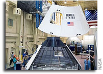 NASA Mockup Provides Early Glimpse of New Crew Exploration Vehicle