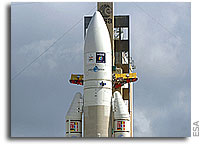 MSG-2 in position for tonight's launch