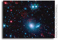 When worlds collide: Cornell astronomers investigate cosmic forces that produce new galaxies