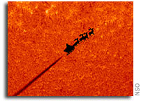 Flying across the Sun