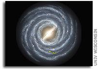 Galactic survey reveals a new look for the Milky Way
