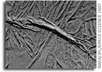 Cassini Close-up Image of Enceladus