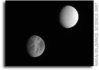 Rhea and Tethys