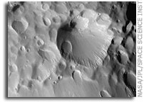 Hyperion Flyby Closeup
