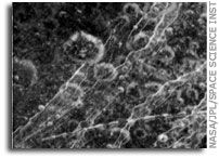 Dione Closeup During Flyby (2)