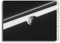 Janus and Saturn's Rings