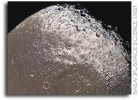Dark-stained Iapetus