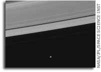 Janus and Saturn's Rings