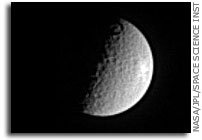  A Fresh Crater on Rhea?
