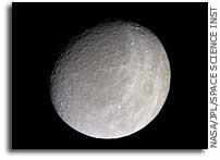 NASA Cassini Image: Rhea in Natural Color