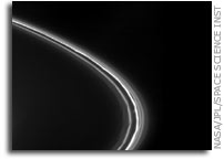NASA Cassini Image: In the Moon's Wake